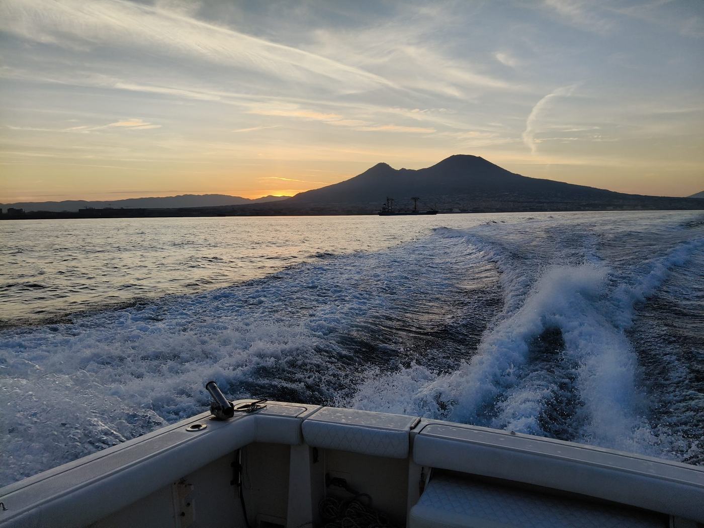 Sunset beneath Vesuvius